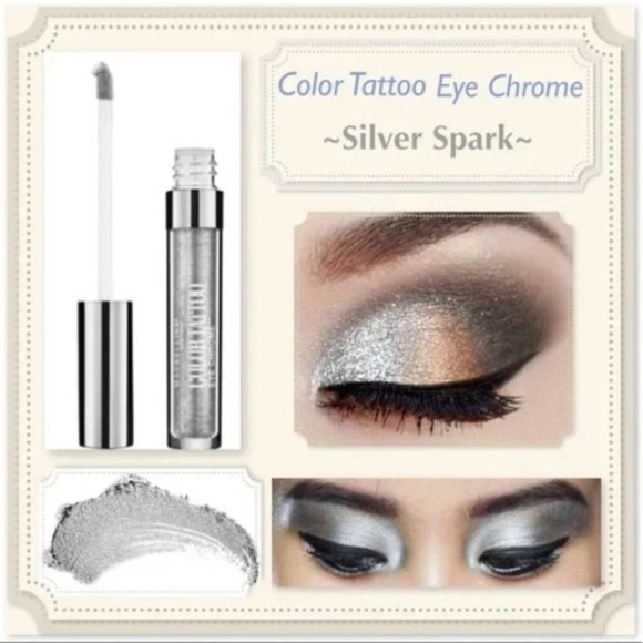 6/$20 Maybelline Color Tattoo Eyeshadow 580 Silver